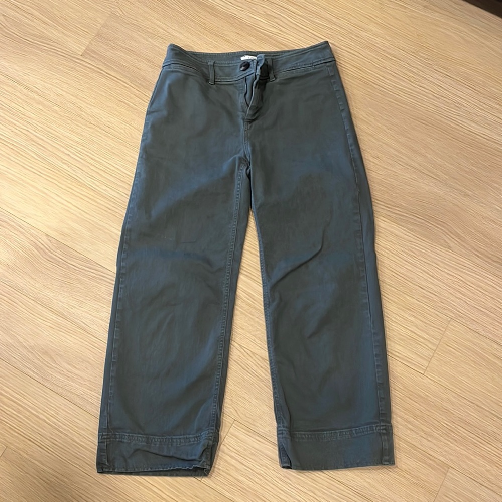 Wide Leg Cropped Jeans